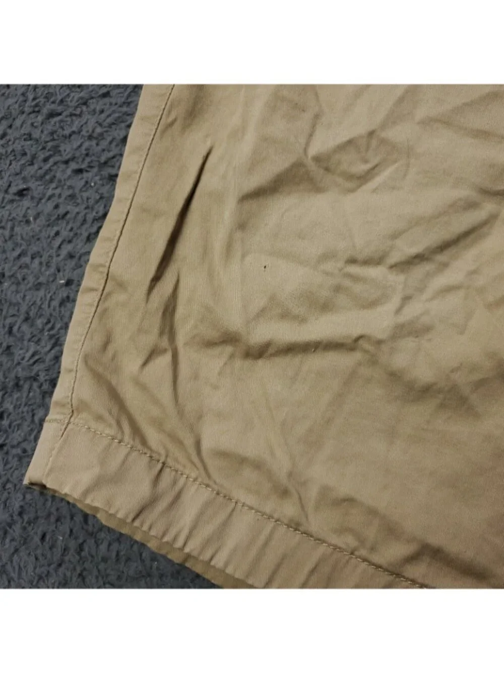 J. Crew Chino Shorts  Mens Size 32 x9  Khaki Cotton Stretch Tan Beige  Casual